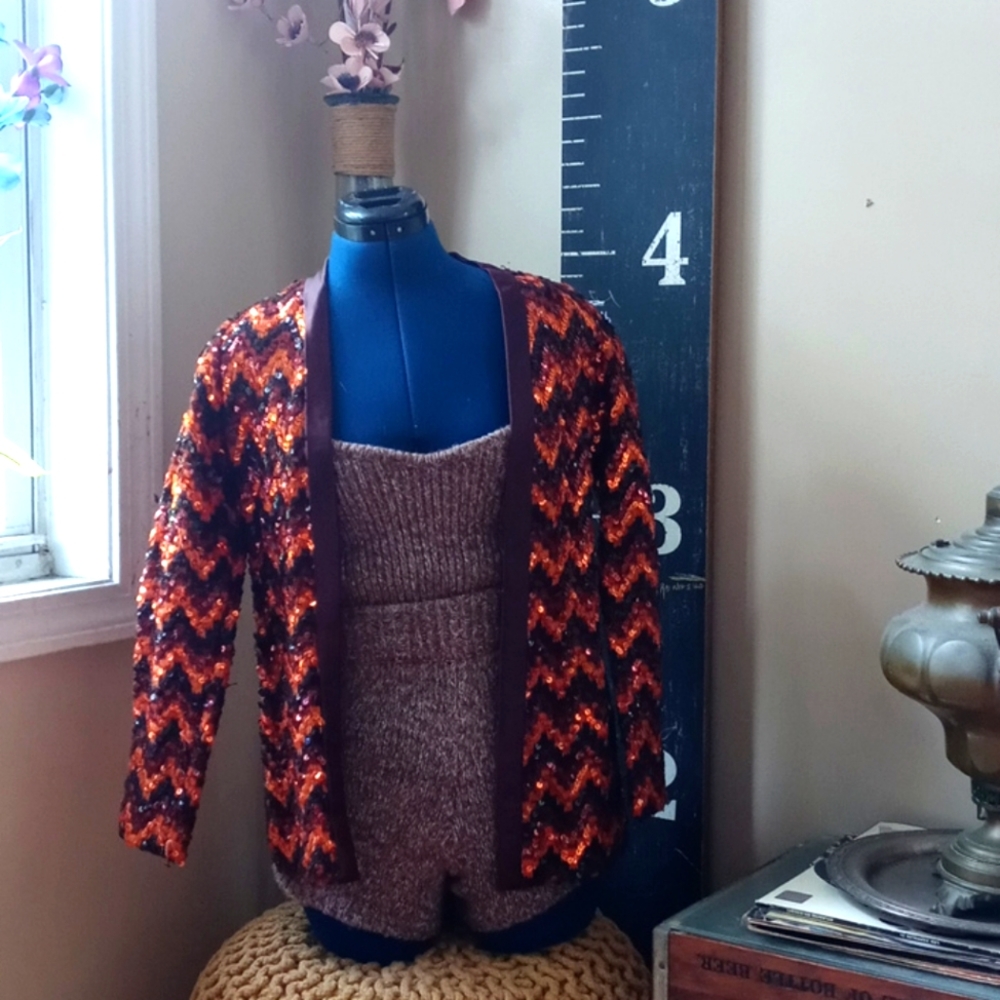 VINTAGE Sequin blazer